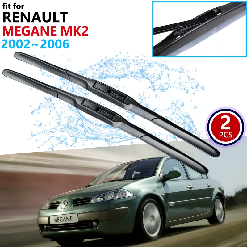 for Renault Megane Mk2 2002~2006 2003 2004 2005 Front Window Windscreen Windshield Wipers Car Wiper Blade Car Accessories
for Renault Megane Mk2 2002~2006 2003 2004 2005 Front Window Windscreen Windshield Wipers Car Wiper Blade Car Accessories