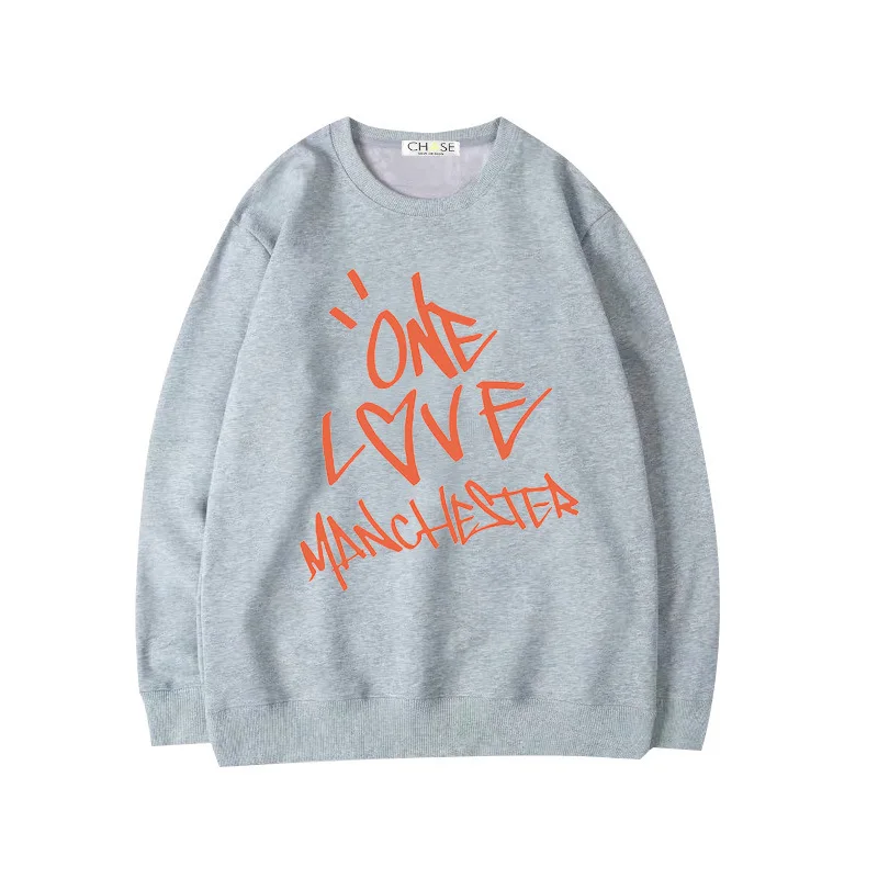 Пуловер женский с принтом One Love XL Осень-зима | Женская одежда