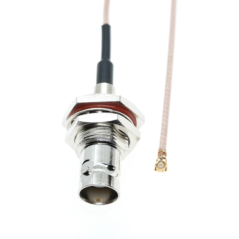 IPX IPEX UFL U.FL to BNC female jack Nut bulkhead connector RF RG178 Cable Pigtail Coaxial Mini PCI WIFI WLAN
IPX IPEX UFL U.FL to BNC female jack Nut bulkhead connector RF RG178 Cable Pigtail Coaxial Mini PCI WIFI WLAN