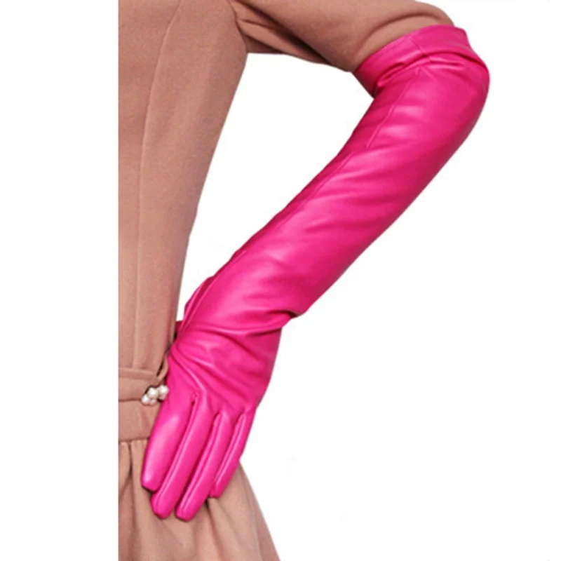 Modern Cool Women Ladies Opera Evening Party Glove Faux Leather PU Over Elbow Long Gloves Simple Style
Modern Cool Women Ladies Opera Evening Party Glove Faux Leather PU Over Elbow Long Gloves Simple Style