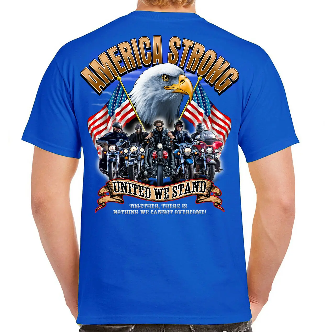 America Strong. USA Flag Eagle Patriotic Motorcycle Biker Life T-Shirt. Summer Cotton Short Sleeve O-Neck Mens T Shirt New S-3XL
America Strong. USA Flag Eagle Patriotic Motorcycle Biker Life T-Shirt. Summer Cotton Short Sleeve O-Neck Mens T Shirt New S-3XL