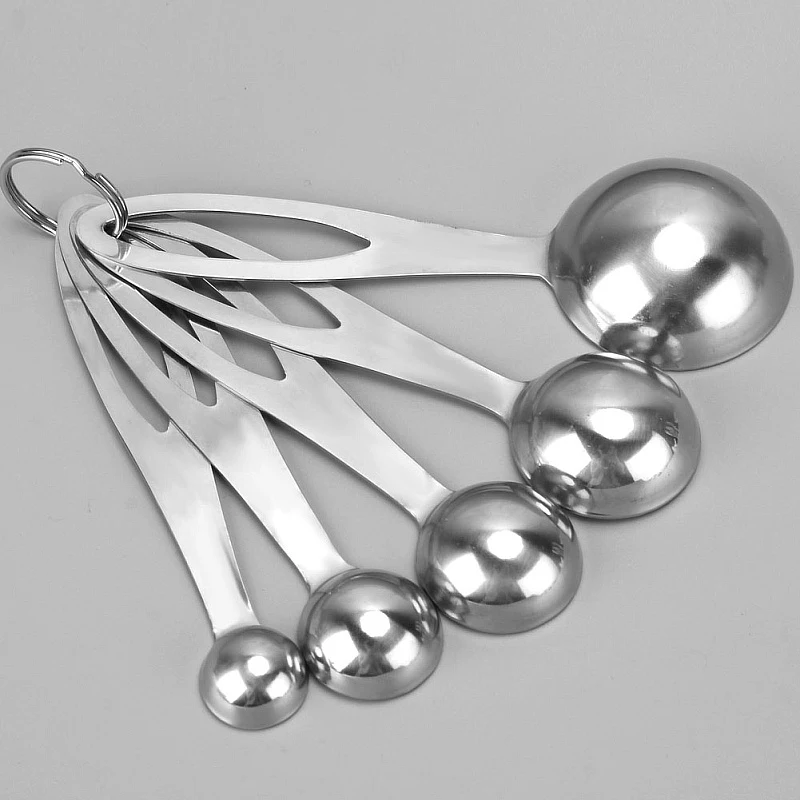 5Pcs/set Measuring Spoon Coffee Powder Spice Measure Scoop Stainless Steel Tea spoon With Capacity Marks Kitchen Baking Tools 
5Pcs/set Measuring Spoon Coffee Powder Spice Measure Scoop Stainless Steel Tea spoon With Capacity Marks Kitchen Baking Tools
