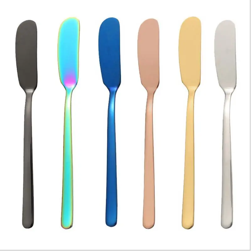5PCS Creative Titanium 304 Stainless Steel Butter Western Tableware Jam Spatula Cream Laminate Knife
5PCS Creative Titanium 304 Stainless Steel Butter Western Tableware Jam Spatula Cream Laminate Knife