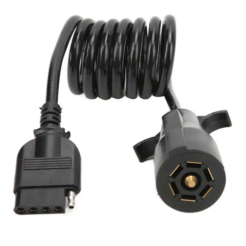 7 Way Round To 5 Way Pin Spiral Trailer Connector Adapter Plug 7 To 5 Way Trailer Connector Weather Resistant Spiral Design for
7 Way Round To 5 Way Pin Spiral Trailer Connector Adapter Plug 7 To 5 Way Trailer Connector Weather Resistant Spiral Design for