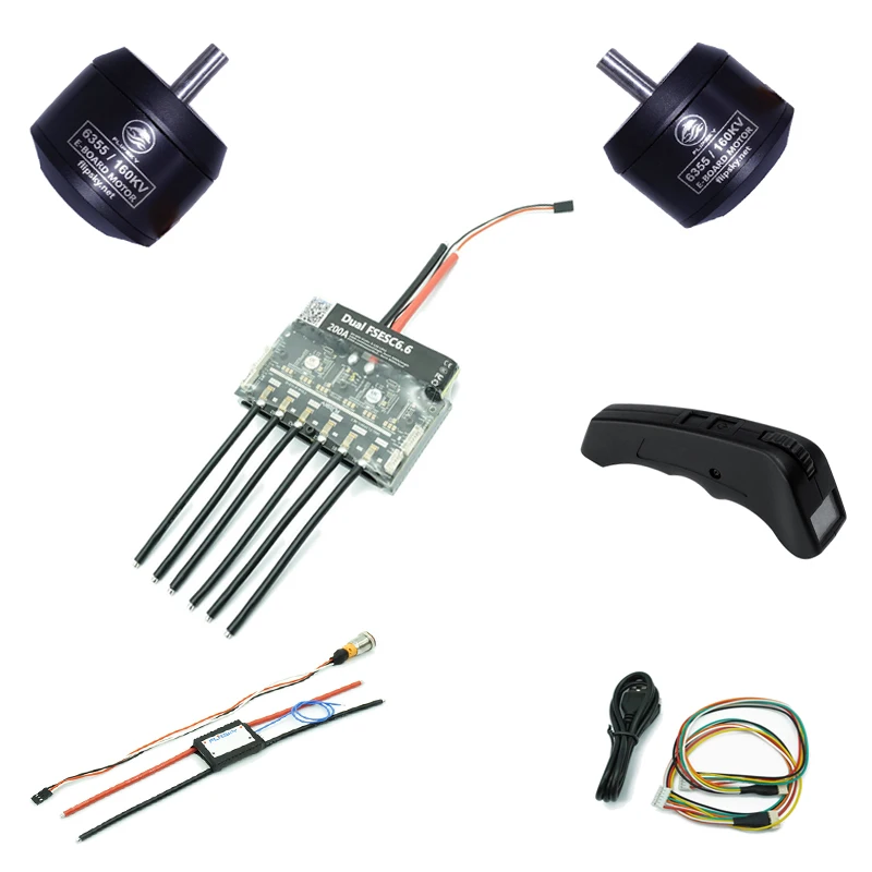10% OFF Electric Skateboard Brushless DC Motor with Dual ESC based on VESC6 H6355 160KV 1620W Flipsky DIY KIT
10% OFF Electric Skateboard Brushless DC Motor with Dual ESC based on VESC6 H6355 160KV 1620W Flipsky DIY KIT