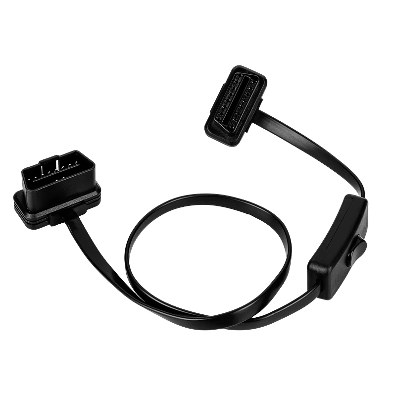 60CM OBD 2 Male to Female Right Angle Diagnostic Extension Cable 60CM with Power Switch Extension Cable Diagnostic Tool
60CM OBD 2 Male to Female Right Angle Diagnostic Extension Cable 60CM with Power Switch Extension Cable Diagnostic Tool