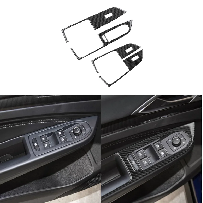 Carbon Fiber Car Window Lift Switch Panel Trim Sticker Fit For Volkswagen VW Golf 8 MK8 2020 2021 Car Accessories
Carbon Fiber Car Window Lift Switch Panel Trim Sticker Fit For Volkswagen VW Golf 8 MK8 2020 2021 Car Accessories