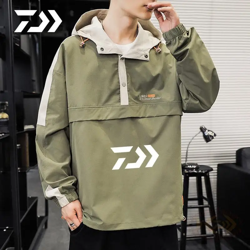 2021 New Men Daiwa Fishing Suit Hooded Autumn Spring Solid Fishing Clothing Full Sleeve Breathable Fishing Clothes Black Pants
2021 New Men Daiwa Fishing Suit Hooded Autumn Spring Solid Fishing Clothing Full Sleeve Breathable Fishing Clothes Black Pants