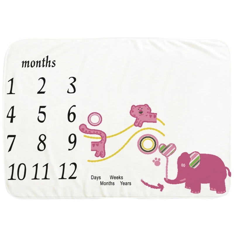 Baby Monthly Record Growth Milestone Blanket Newborn Soft Flannel Swaddle Wrap T8ND
Baby Monthly Record Growth Milestone Blanket Newborn Soft Flannel Swaddle Wrap T8ND