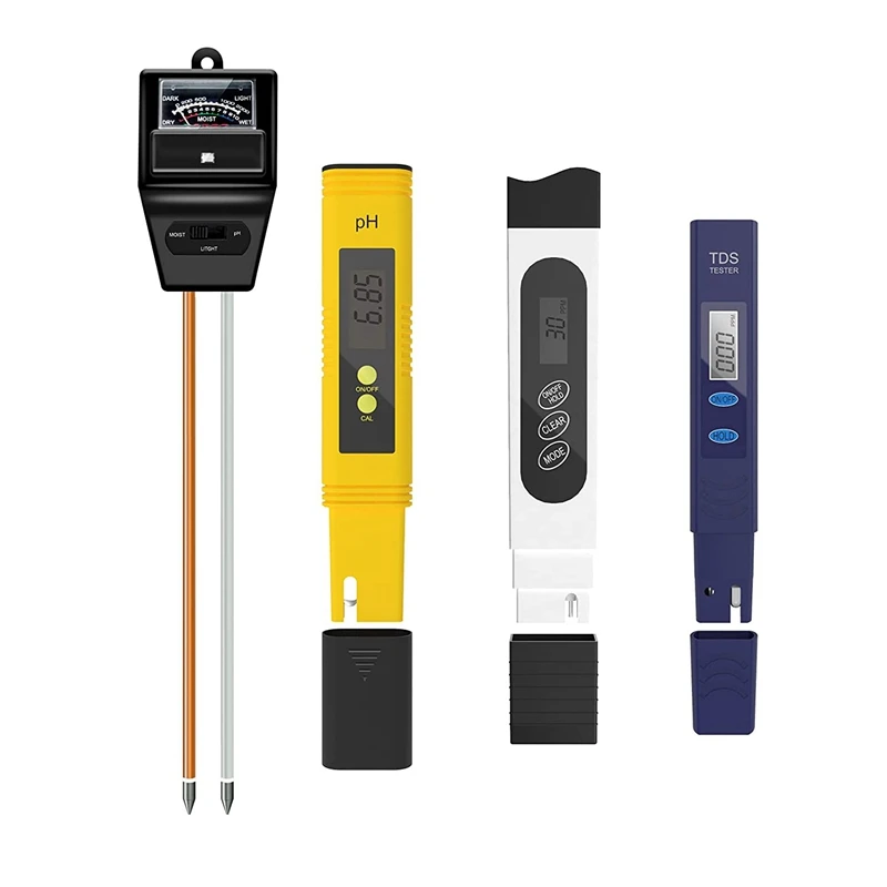 Big deal 3-In-1 Soil Moisture PH Tester PH Meter TDS Meter 4 Meters Combo Temperature PH Moisutre Test for Liquid and Soil
Big deal 3-In-1 Soil Moisture PH Tester PH Meter TDS Meter 4 Meters Combo Temperature PH Moisutre Test for Liquid and Soil