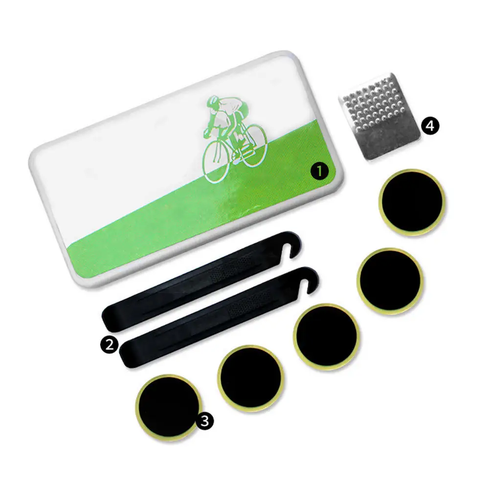 Bicycle Tire Repair Tools Kits Cycling Tyre Puncture Repair Tire Flat Set Patch Rubber Portable Fetal High Quality
Bicycle Tire Repair Tools Kits Cycling Tyre Puncture Repair Tire Flat Set Patch Rubber Portable Fetal High Quality