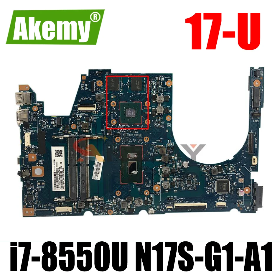 6050A2922701-MB-A01For HP ENVY 17-U M7-U 17-A 17M-A материнская плата для ноутбука i7-8550U DDR4
6050A2922701-MB-A01For HP ENVY 17-U M7-U 17-A 17M-A материнская плата для ноутбука i7-8550U DDR4