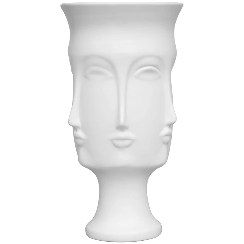 Creative Face Ceramic Vase Flowers, Artificial Flowers, Decorative White Vase Nordic Decoration Home
Creative Face Ceramic Vase Flowers, Artificial Flowers, Decorative White Vase Nordic Decoration Home