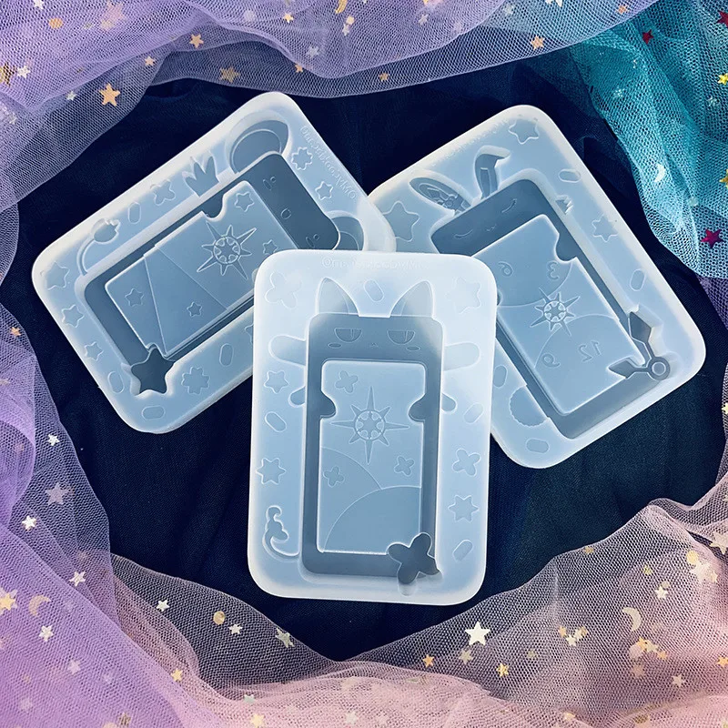 DIY Fully Transparent Mobile Game Machine Quicksand Crystal Epoxy Resin Mold Cute Magic Card Girl Sakura Silicone Mold
DIY Fully Transparent Mobile Game Machine Quicksand Crystal Epoxy Resin Mold Cute Magic Card Girl Sakura Silicone Mold