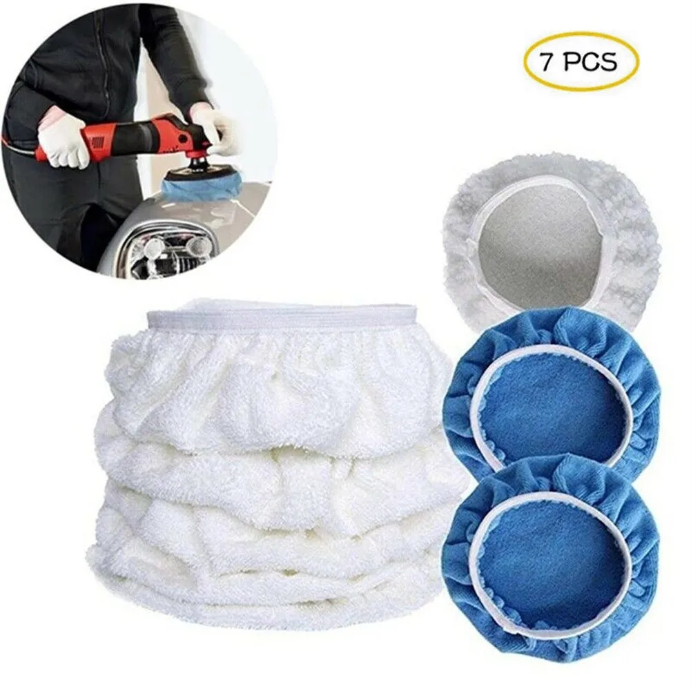10/7/5PCS 9-10\" Polishing Hood Polishing Pad Hoods Microfiber Polishing Machines White+Blue Car Polisher Waxing Tool Set
10/7/5PCS 9-10\" Polishing Hood Polishing Pad Hoods Microfiber Polishing Machines White+Blue Car Polisher Waxing Tool Set