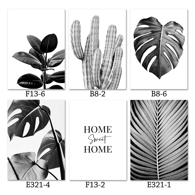 Minimalist Nordic Poster Black White Plant Leaf Canvas Wall Art Scandinavian Decorative Print Painting Picture for Living Room
Minimalist Nordic Poster Black White Plant Leaf Canvas Wall Art Scandinavian Decorative Print Painting Picture for Living Room