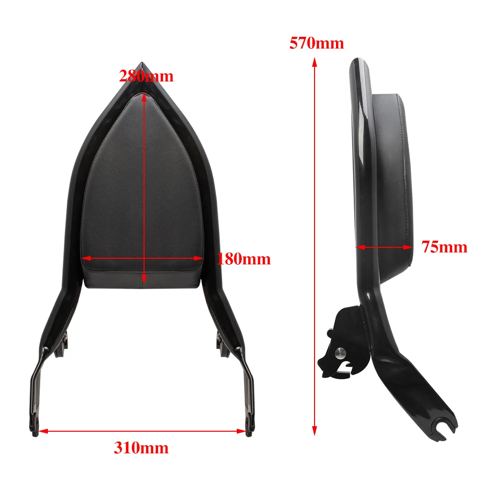 Detachable Passenger Sissy Bar Backrest Pillion Pad For Harley Touring Electra Glide Road King FLHR Street Glide 09-20
Detachable Passenger Sissy Bar Backrest Pillion Pad For Harley Touring Electra Glide Road King FLHR Street Glide 09-20