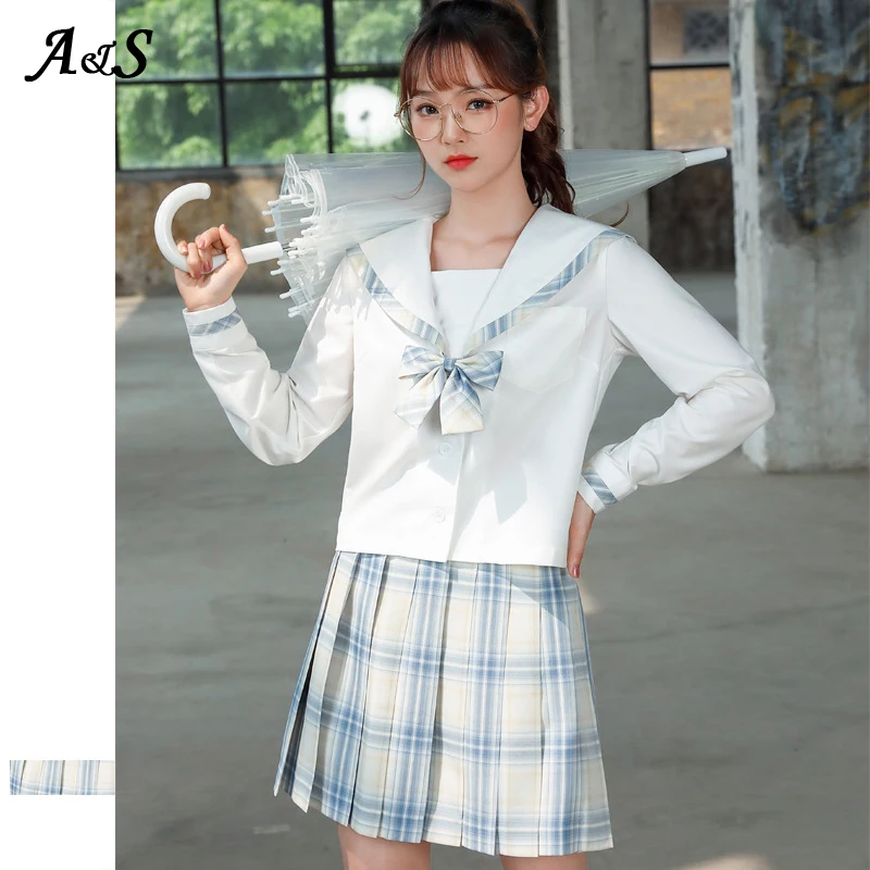 Anbenser Japanese Blue JK Uniforms College Middle School Students Sailor Uniforms School JK Uniforms Cospaly Students Clothing
Anbenser Japanese Blue JK Uniforms College Middle School Students Sailor Uniforms School JK Uniforms Cospaly Students Clothing