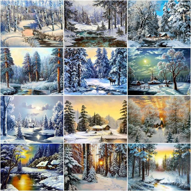 PhotoCustom Landscape Oil Painting By Numbers Kits Frameless Scenery 40x50cm Coloring By Numbers Digital DIY Pictures On Canvas
PhotoCustom Landscape Oil Painting By Numbers Kits Frameless Scenery 40x50cm Coloring By Numbers Digital DIY Pictures On Canvas