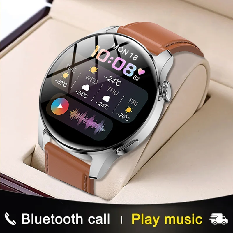 

Новинка 2021, мужские водонепроницаемые спортивные Смарт-часы s mart w atch с фитнес-трекером, дисплеем погоды и Bluetooth-вызовом для Android IOS