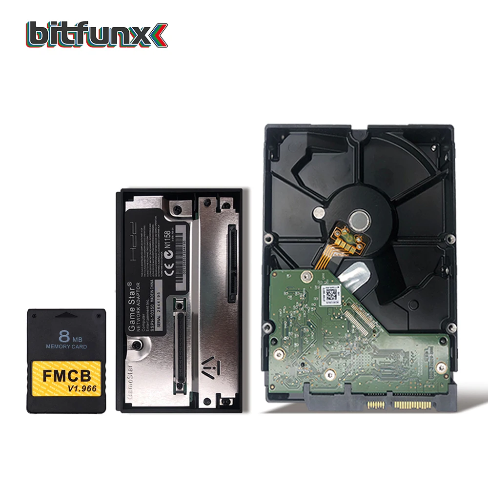 Карта памяти FMCB v1.966 8/16/32/64 Мб для PS2 + 3 5 &quotSATA HDD 80 Гб/320 Гб/500 Гб/1 ТБ/2 ТБ с играми