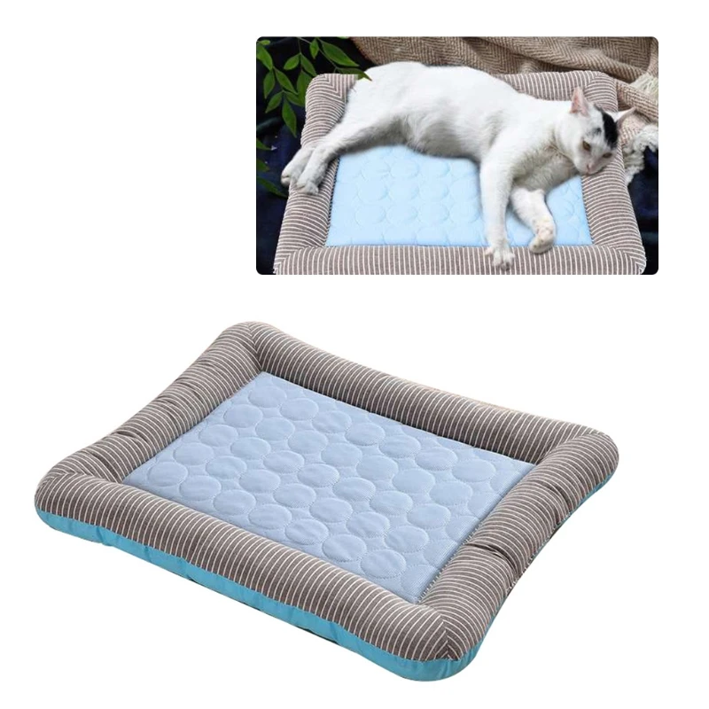 Summer Cooling Mat for Dogs Cats Pet Self Cooling Mat Soft Rectangle Washable Bed Cushion for Small Medium Large Breed L69B
Summer Cooling Mat for Dogs Cats Pet Self Cooling Mat Soft Rectangle Washable Bed Cushion for Small Medium Large Breed L69B