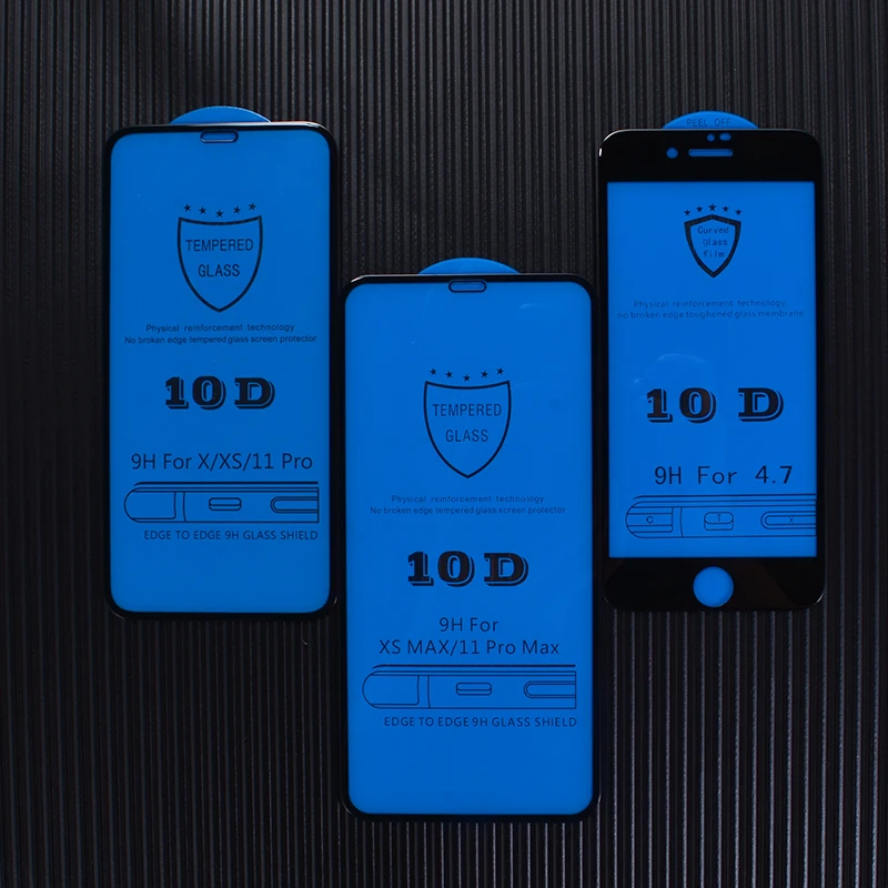 100pcs/lot 10D 9H Tempered Protective Glass for i11 Pro Max Screen Protector on For i11 Max XR X XS Max 7 8 6 Plus Glass
100pcs/lot 10D 9H Tempered Protective Glass for i11 Pro Max Screen Protector on For i11 Max XR X XS Max 7 8 6 Plus Glass