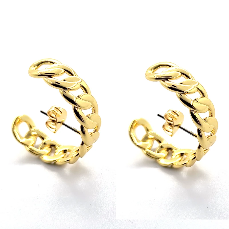 LONDANY European and American fashion personality cold wind C-shaped round earrings half circle chain earrings
LONDANY European and American fashion personality cold wind C-shaped round earrings half circle chain earrings