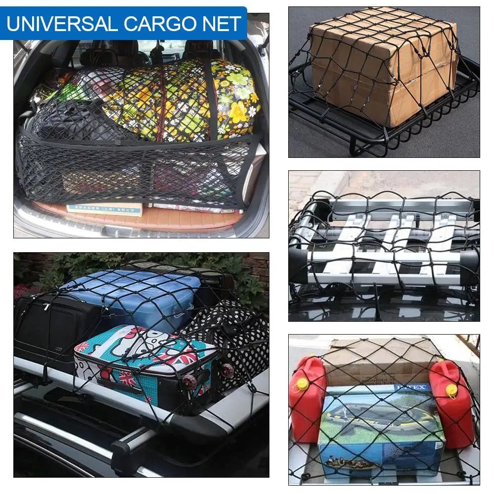1PC 90*120cm Car Luggage Net Cover Rubber Latex Elastic Roof Luggage Mesh Car Elasticated Bungee Cargo Net
1PC 90*120cm Car Luggage Net Cover Rubber Latex Elastic Roof Luggage Mesh Car Elasticated Bungee Cargo Net
