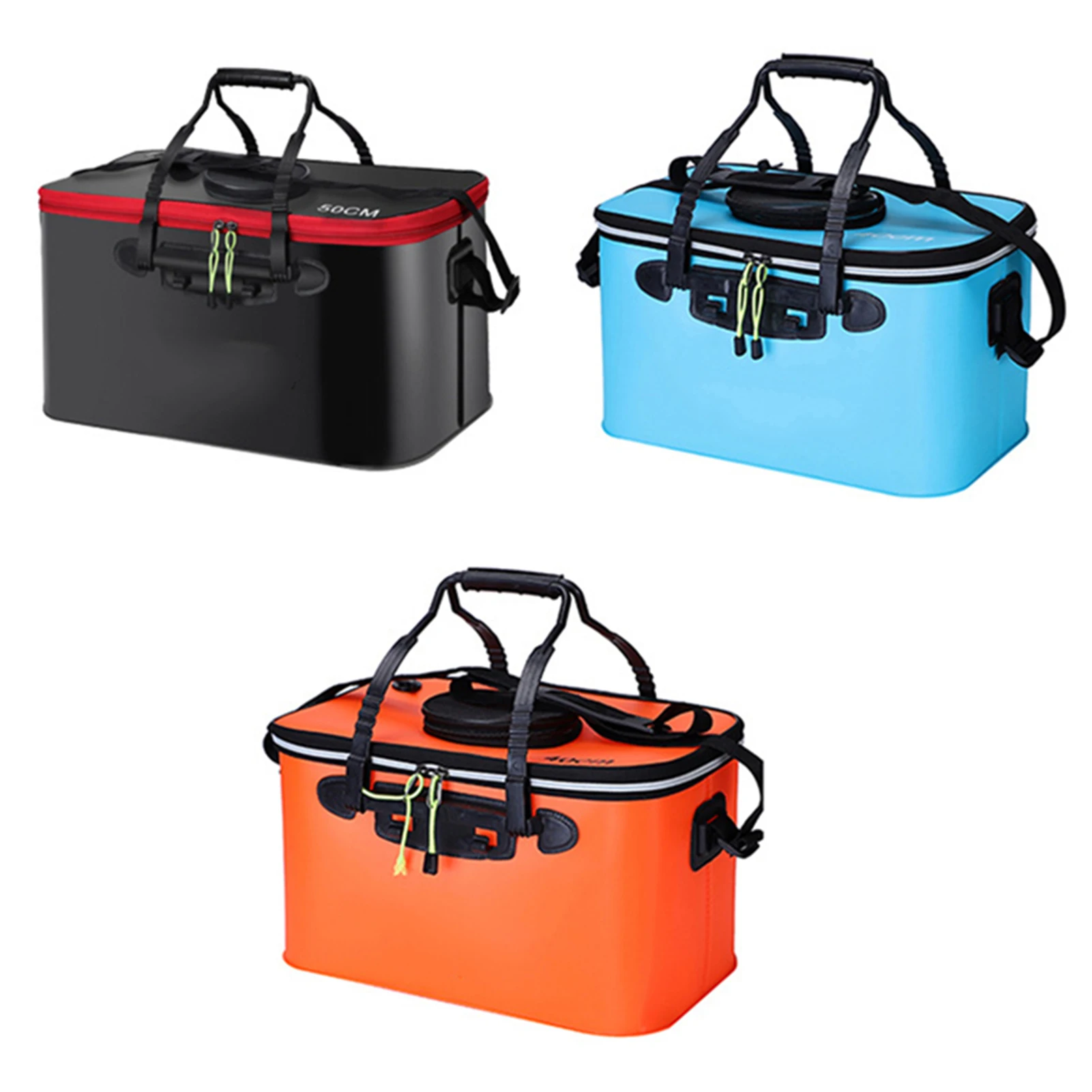 Foldable Fish Bucket with Pump Slot Multi-Functional Collapsible Live Fish Lures Bucket EVA Protection Bucket for Fishing WHS
Foldable Fish Bucket with Pump Slot Multi-Functional Collapsible Live Fish Lures Bucket EVA Protection Bucket for Fishing WHS