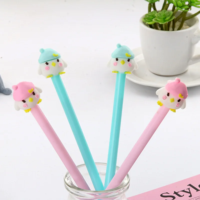 40PCS Creative Stationery With Cap Chicken Gel Pen Bird Mushroom Black Water-based Pen Kawaii School Supplies Gel Pens
40PCS Creative Stationery With Cap Chicken Gel Pen Bird Mushroom Black Water-based Pen Kawaii School Supplies Gel Pens