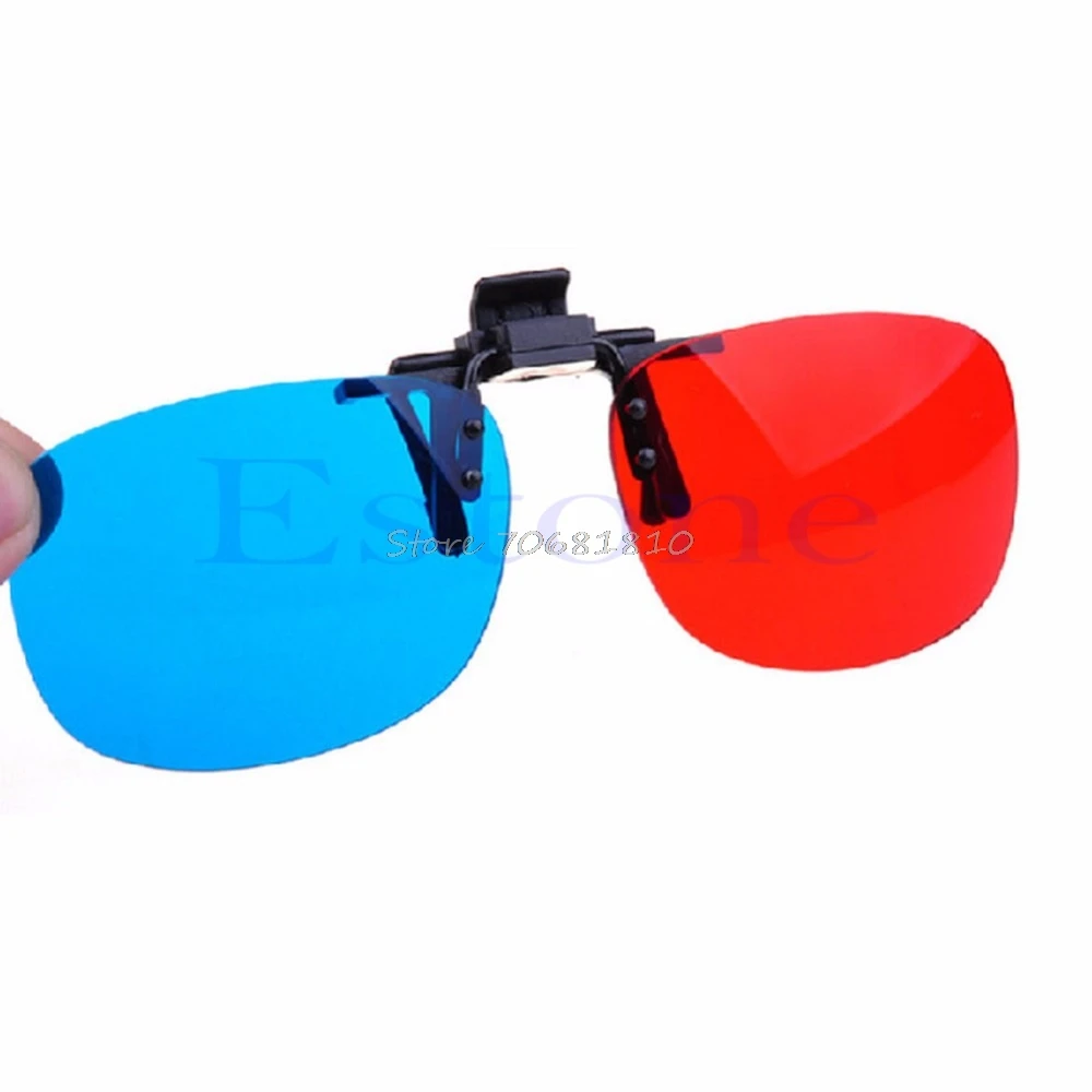 

New Red Blue Glasses Hanging Frame 3D 3D Glasses Myopia Special Stereo Clip Type