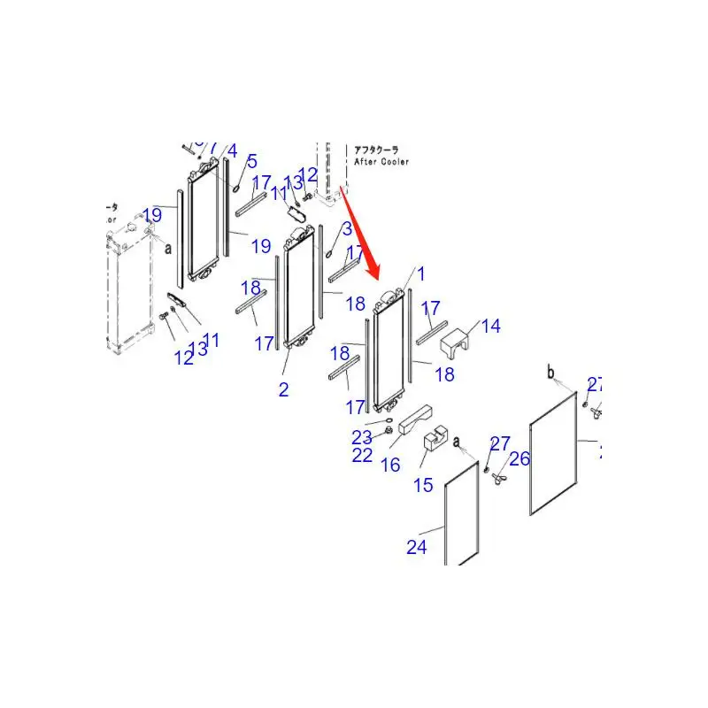 Гидравлический масляный радиатор 20Y-03-41661 20Y-03-41681 20Y-03-41121 для мини-экскаватора Komatsu экскаватор PC200-8 PC220-8 PC240-8K
Гидравлический масляный радиатор 20Y-03-41661 20Y-03-41681 20Y-03-41121 для мини-экскаватора Komatsu экскаватор PC200-8 PC220-8 PC240-8K