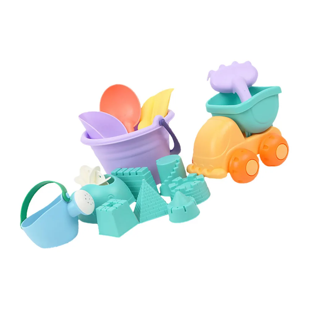 14pcs Playing Sand Beach Toys Summer Beach Bucket Truck Shovel Toys For Kids
14pcs Playing Sand Beach Toys Summer Beach Bucket Truck Shovel Toys For Kids