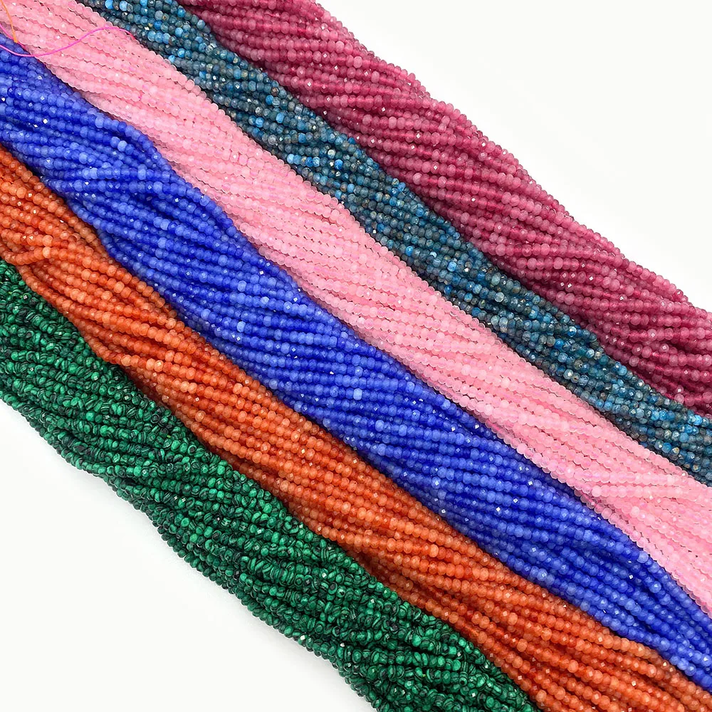 1Strand 2x3mm Oval Shape Small Faceted Natural Semi-precious Stone Loose Beads Strand DIY for Making Necklace Bracelets 29colors
1Strand 2x3mm Oval Shape Small Faceted Natural Semi-precious Stone Loose Beads Strand DIY for Making Necklace Bracelets 29colors