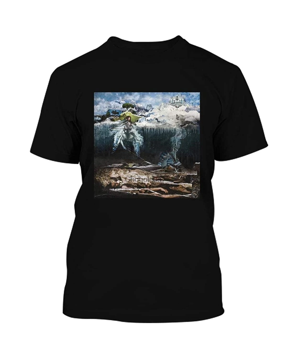 Толстовка с капюшоном The Empyrean John Frusciante 68 (1) Черная|Мужские футболки| |