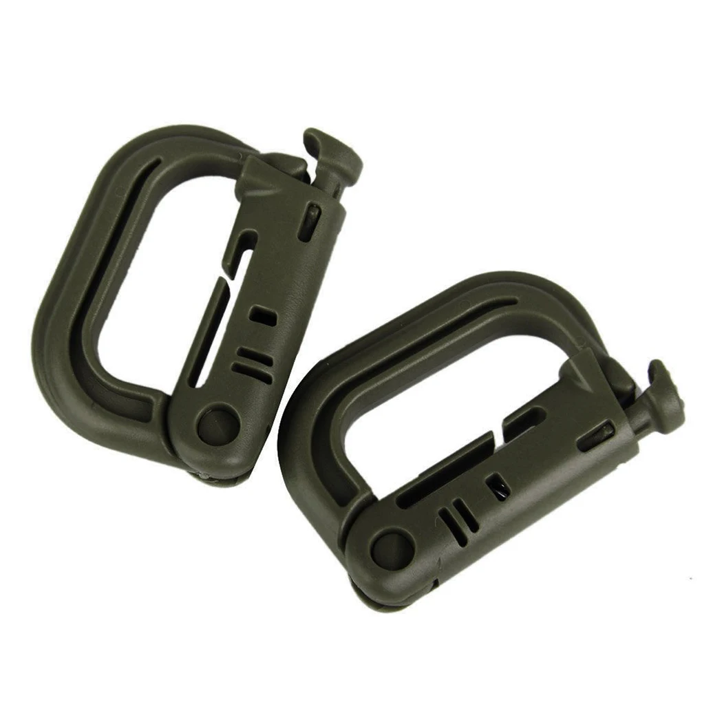 10pcs Plastic Backpack Hanging Buckle Multi-function D-type Carabiner Outdoor Activities Hang Clips
10pcs Plastic Backpack Hanging Buckle Multi-function D-type Carabiner Outdoor Activities Hang Clips