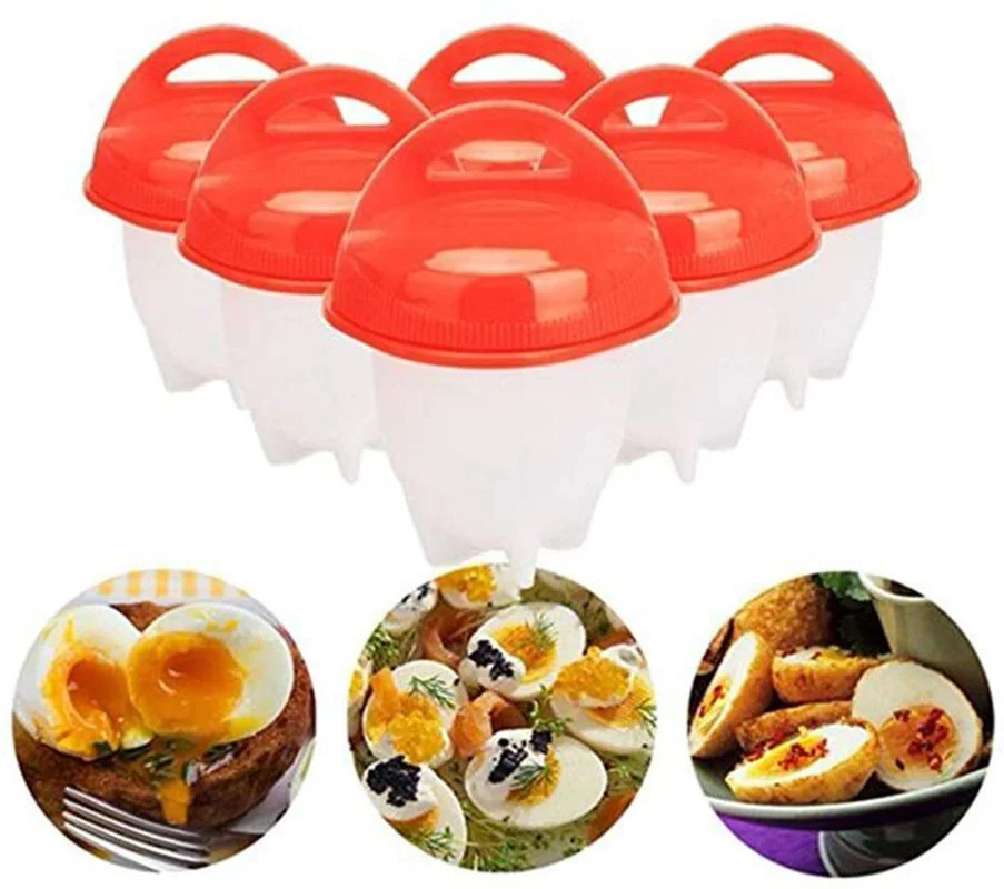 

Egg Cooker Egg Poachers Non-stick Silicone Boiled Eggs Cup Baking Accessories Mold Cooking Cooker Kitchen Gadgets