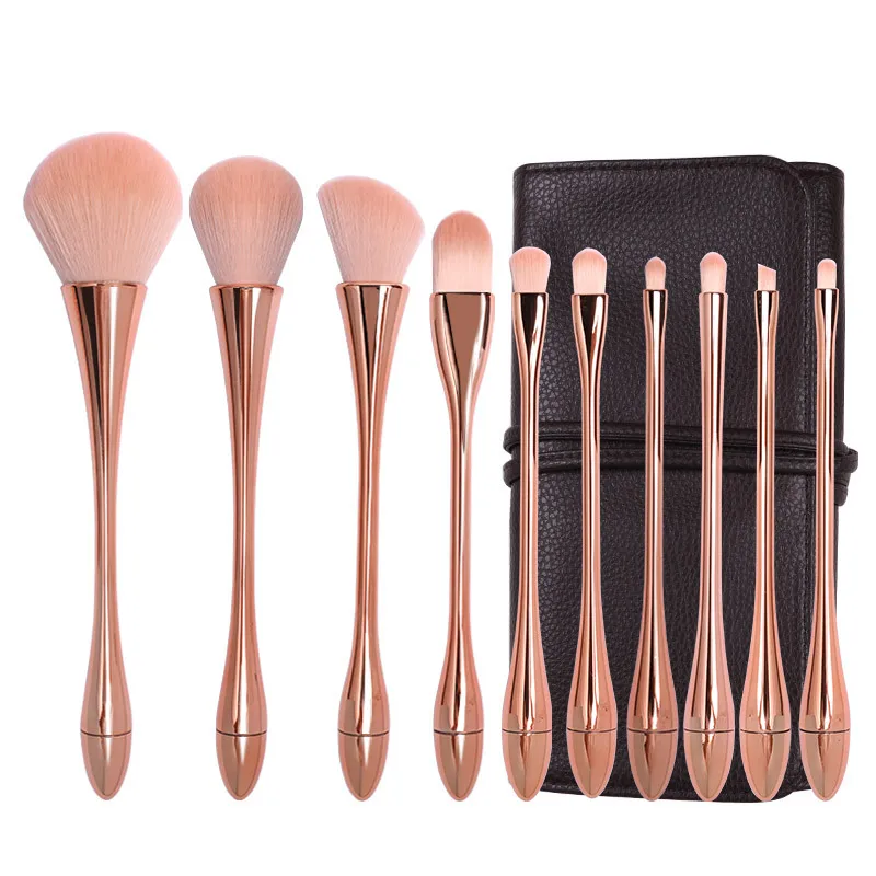 10Pcs High Quality Natural Synthetic Hair Nake Up Brush Tools Foundation Eye Shadow Cosmetics Professional Eyebrows Soft Hair
10Pcs High Quality Natural Synthetic Hair Nake Up Brush Tools Foundation Eye Shadow Cosmetics Professional Eyebrows Soft Hair