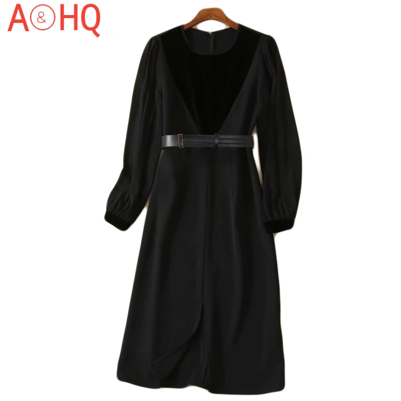 Long Dress Designer High Quality Autumn New Women's Fashion Work Party Sexy Elegant Chic Pencil Black Long Sleeve Dresses
Long Dress Designer High Quality Autumn New Women's Fashion Work Party Sexy Elegant Chic Pencil Black Long Sleeve Dresses