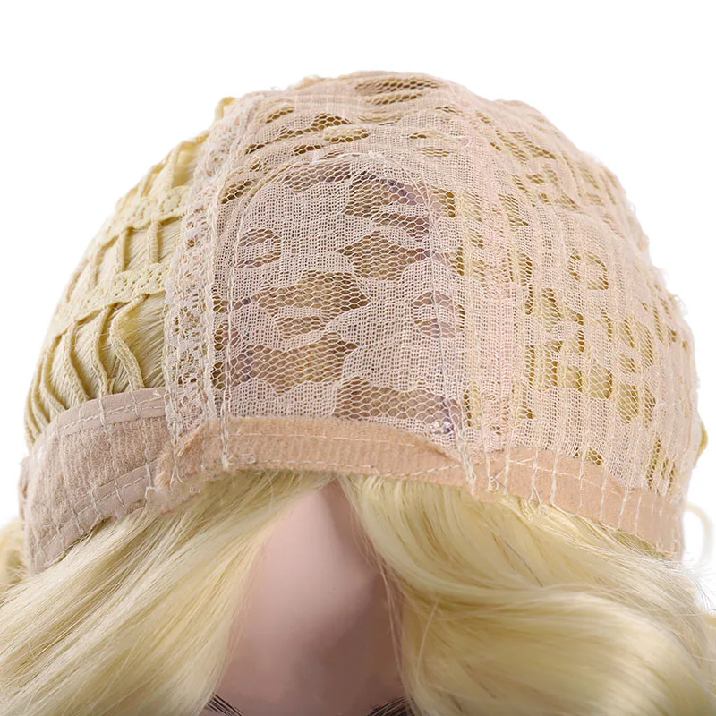 LVHAN Big wave Short curly hair Wig heat resistant Women Golden High temperature fiber wig for woman
LVHAN Big wave Short curly hair Wig heat resistant Women Golden High temperature fiber wig for woman