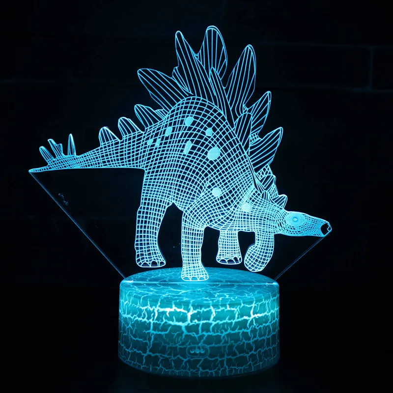 Dinosaur Acrylic 3d LED llusion Night Light Remkote Touch Colorful Table Lamp for Kids Xmas Gift Home Decoration
Dinosaur Acrylic 3d LED llusion Night Light Remkote Touch Colorful Table Lamp for Kids Xmas Gift Home Decoration