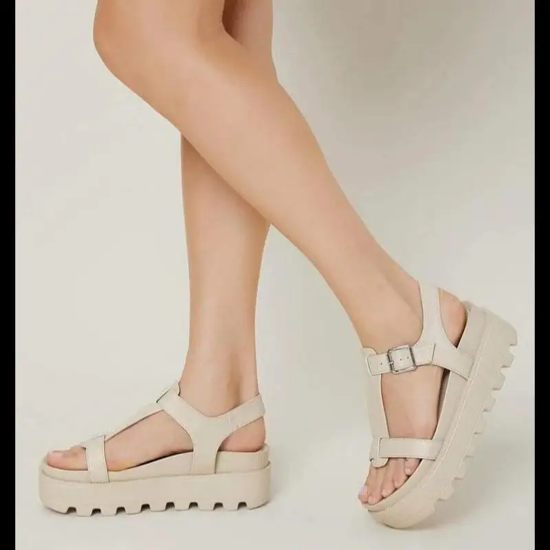 2021 Women's Summer Sandals Women Platform Thick Bottom Casual Soft Buckle Shoes Corner Gladiator Open Toe Beach Women's Sandals
2021 Women's Summer Sandals Women Platform Thick Bottom Casual Soft Buckle Shoes Corner Gladiator Open Toe Beach Women's Sandals