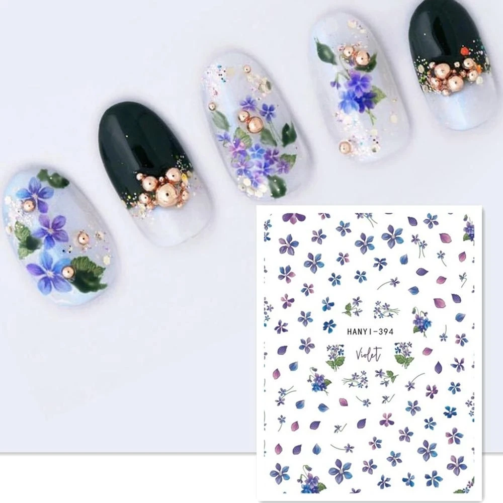 Newest Purple Flower Design 3D Self Adhesive Back Glue Decal Slider DIY Manicure Decoration Wraps Nail Stickers HANYI 394
Newest Purple Flower Design 3D Self Adhesive Back Glue Decal Slider DIY Manicure Decoration Wraps Nail Stickers HANYI 394