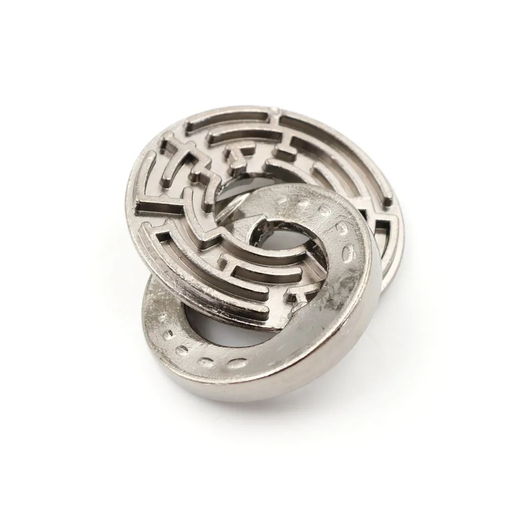 52x6mm Metal Unlocked Maze Puzzle Labyrinth IQ Mind Brain Teaser Educational Toy Gift Game For Children Kids
52x6mm Metal Unlocked Maze Puzzle Labyrinth IQ Mind Brain Teaser Educational Toy Gift Game For Children Kids