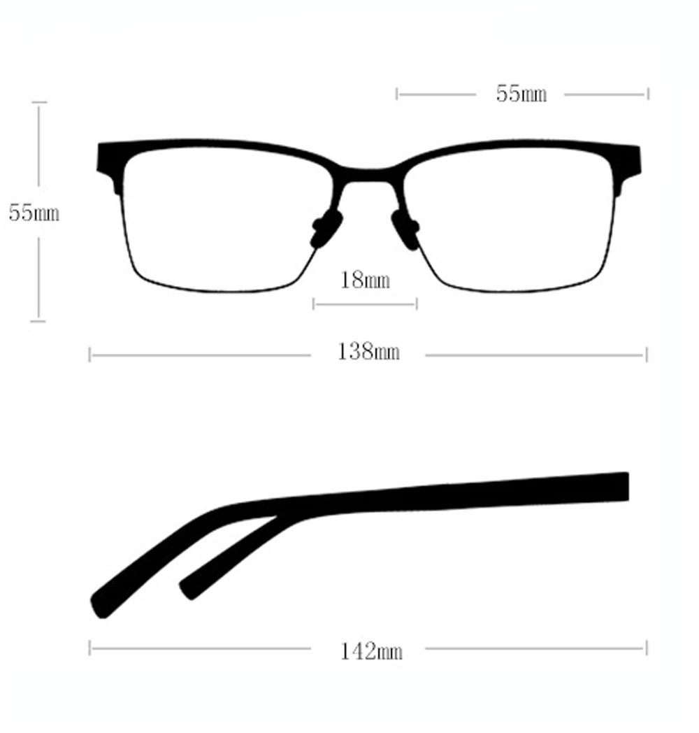 Oversized Square Ultralight Without Screws Frame Can Custom Made Myopia Lenses and Reading Glasses Photochromic Grey and Brown
Oversized Square Ultralight Without Screws Frame Can Custom Made Myopia Lenses and Reading Glasses Photochromic Grey and Brown