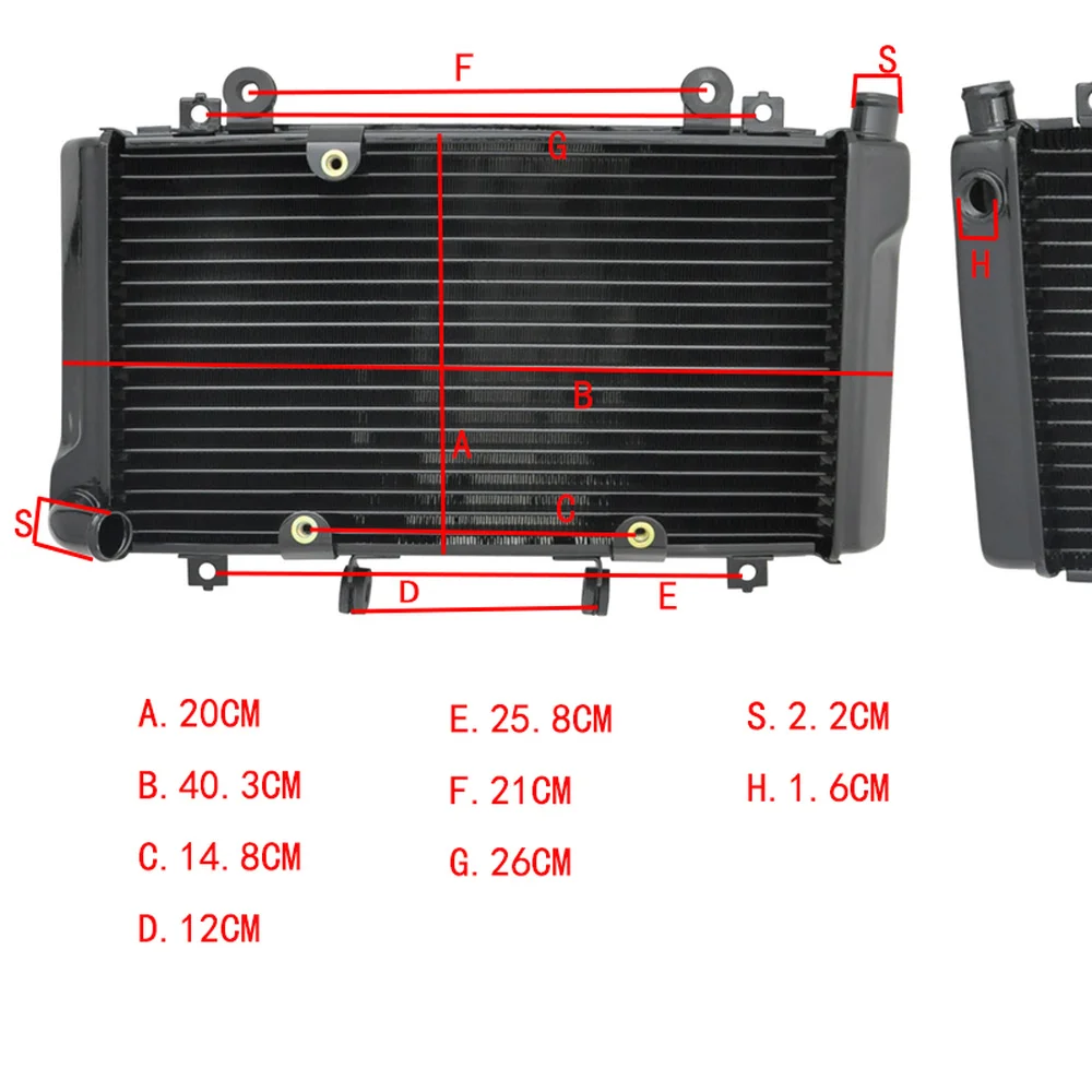 New Performance Motorcycle Engine Replacement Parts Aluminium Radiator Cooling Cooler For Honda CBR400 RR CBR400RR NC23 1988 89
New Performance Motorcycle Engine Replacement Parts Aluminium Radiator Cooling Cooler For Honda CBR400 RR CBR400RR NC23 1988 89