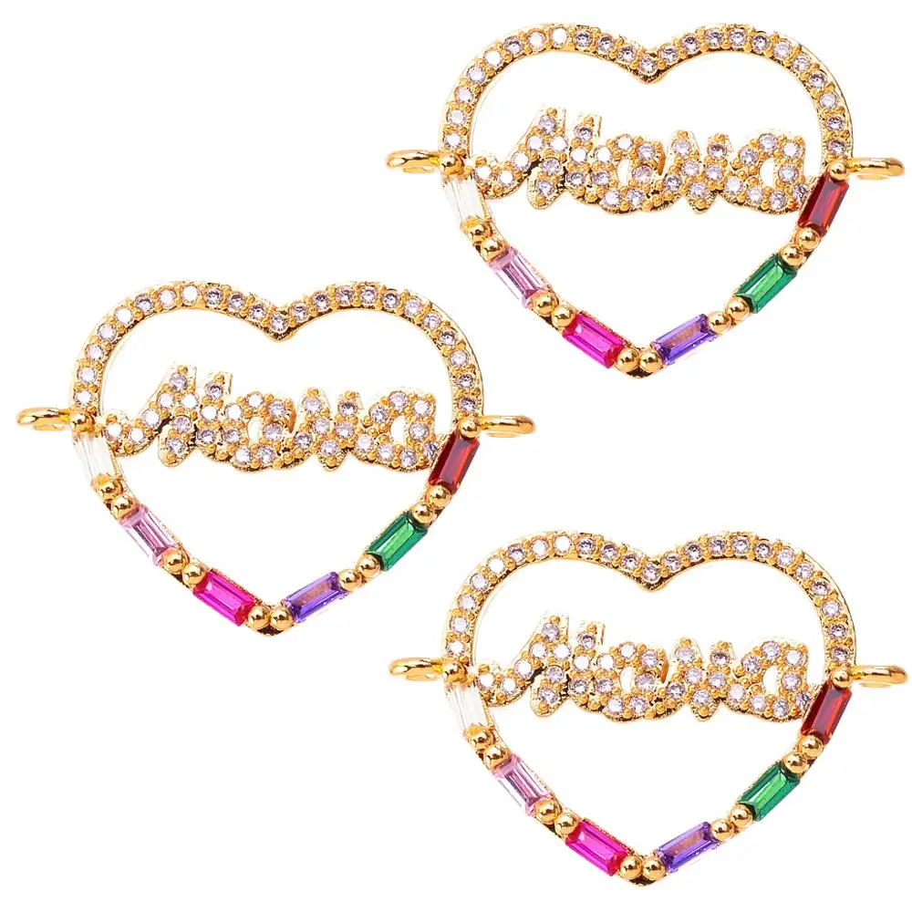 Peixin charm colorful love MAMA jewelry connector, jewelry making supplies suitable for women's bracelet mother's day gift
Peixin charm colorful love MAMA jewelry connector, jewelry making supplies suitable for women's bracelet mother's day gift