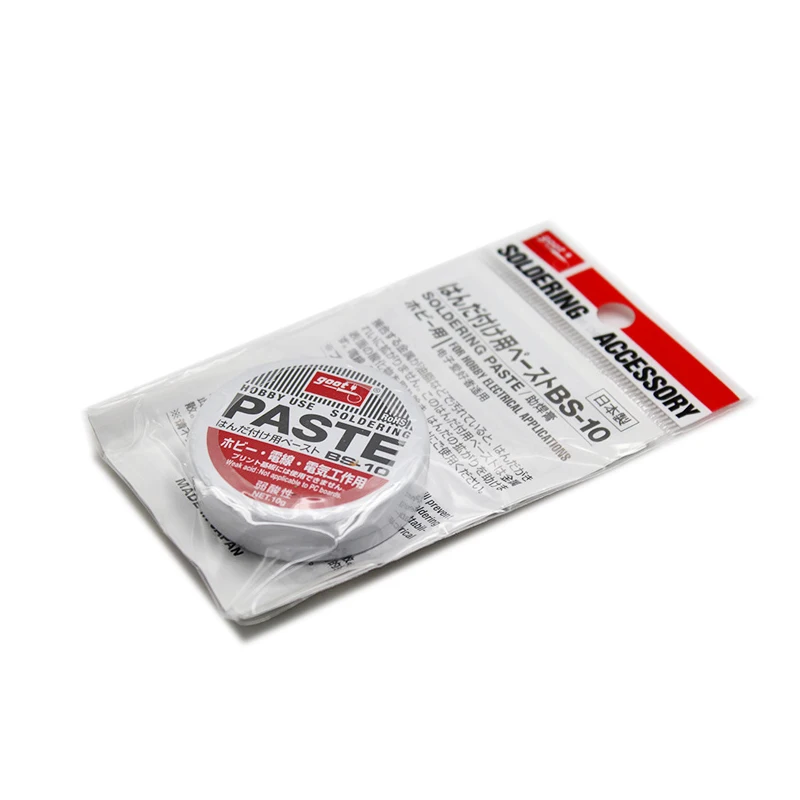 Japan goot 10 г, серебряная, слабая кислота, флюс для припоя, паста, паяние, паяльная паста 4,5 см, Полутвердая
Japan goot 10 г, серебряная, слабая кислота, флюс для припоя, паста, паяние, паяльная паста 4,5 см, Полутвердая