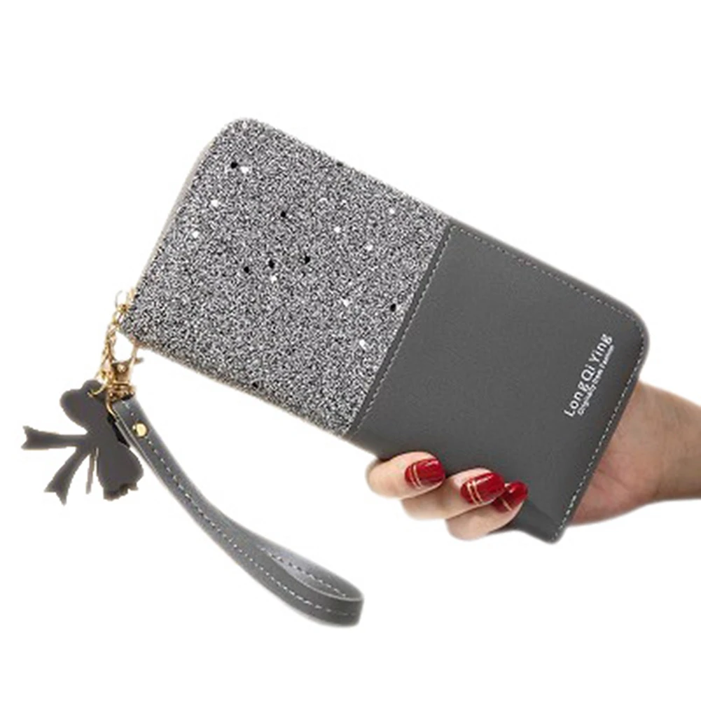 2021 Female Wallet Sequins Tassel PU Leather Wallet Short Change Purse Handbag for Women 
2021 Female Wallet Sequins Tassel PU Leather Wallet Short Change Purse Handbag for Women